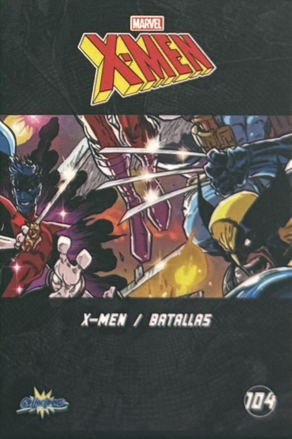 X-Men / Batallas back card image