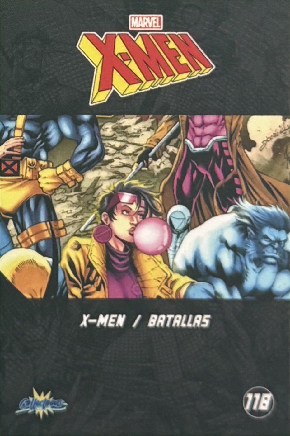 X-Men / Batallas back card image