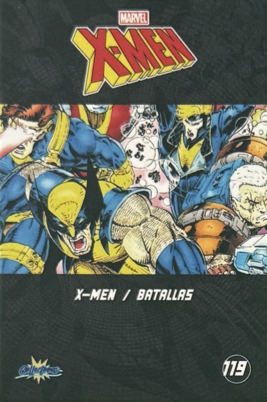 X-Men / Batallas back card image
