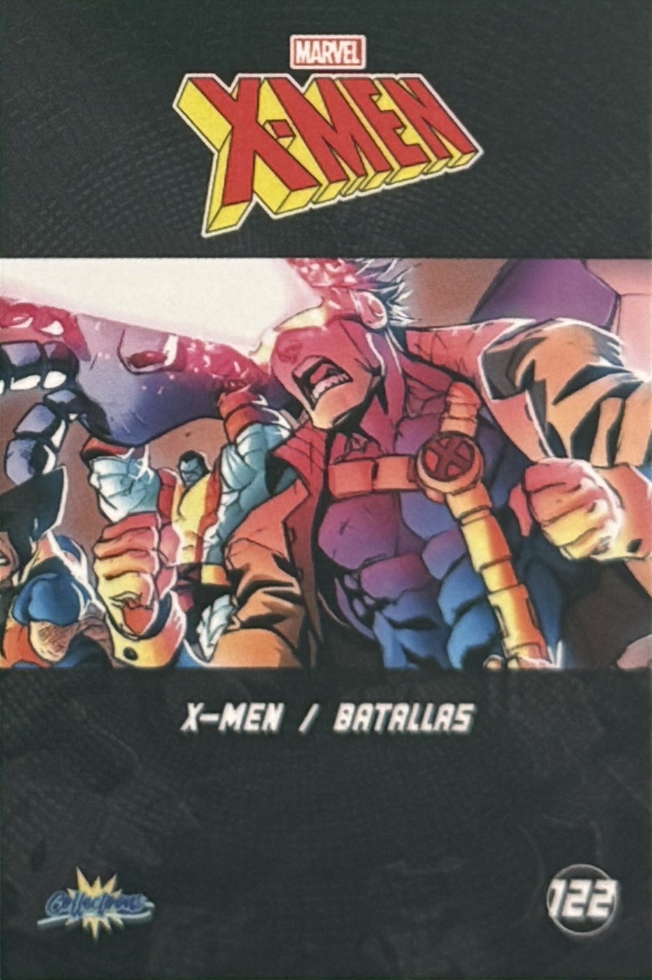 X-Men / Batallas back card image