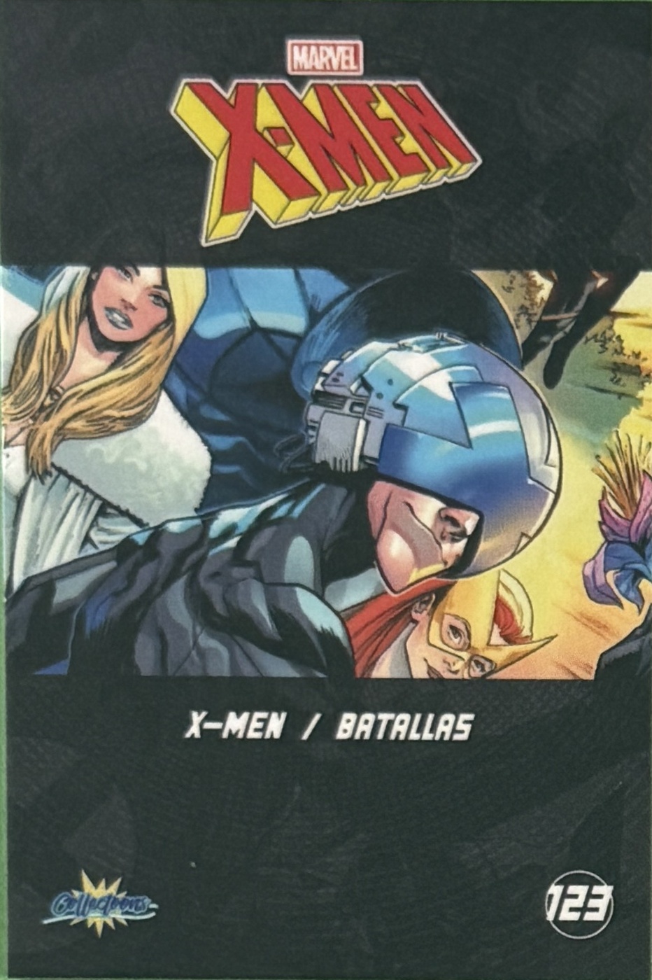 X-Men / Batallas back card image