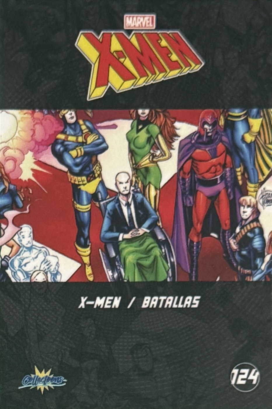 X-Men / Batallas back card image