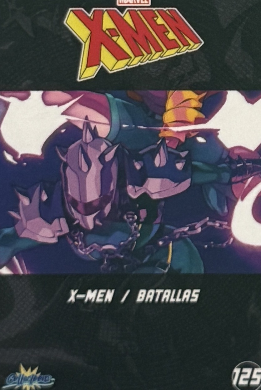 X-Men / Batallas back card image