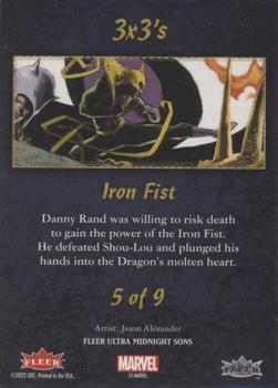 Iron Fist back card image
