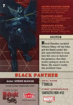 Black Panther back artwork