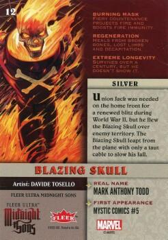 Blazing Skull back artwork
