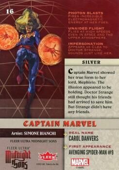 Captain Marvel back artwork