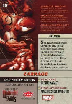 Carnage back artwork