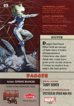 Dagger back artwork