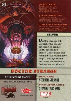 Doctor Strange back artwork