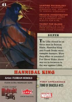 Hannibal King back card image