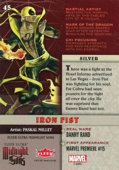 Iron Fist back card image