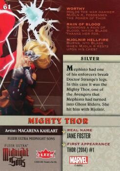 Mighty Thor back card image
