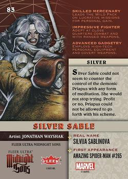 Silver Sable back card image