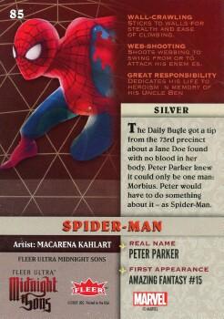 Spider-Man back card image