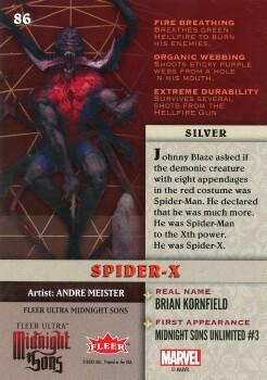 Spider-X back card image