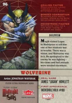 Wolverine back card image