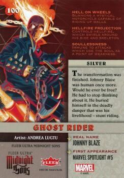 Ghost Rider back card image