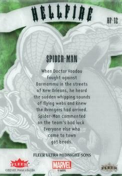 Spider-Man back card image