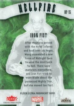 Iron Fist back card image