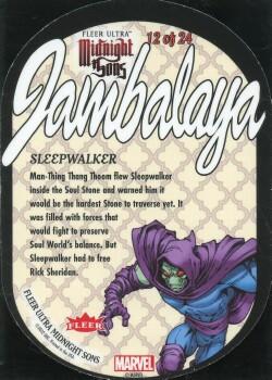 Sleepwalker back card image