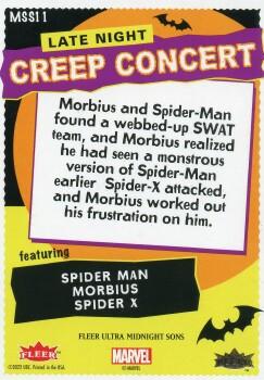 Midnight Sons Unlimited #3 - Morbius vs. Spider X back card image