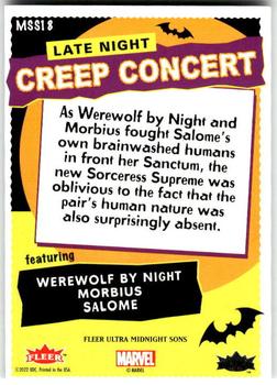 Midnight Sons Unlimited #5 - Werewolf by Night back card image
