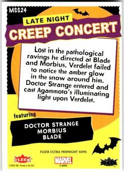 Midnight Sons Unlimited #6 - Doctor Strange Fighting Vampires back card image