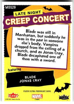 Midnight Sons Unlimited #7 - Vampire Beheading back card image