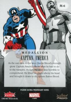 Captain America back card image