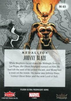 Johnny Blaze back card image