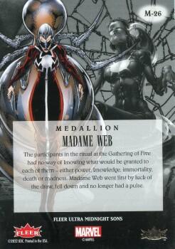 Madame Web back card image