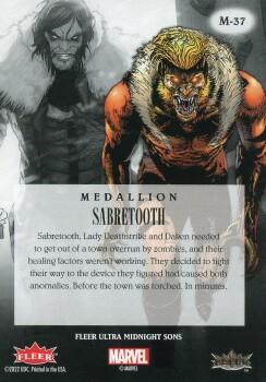 Sabretooth back card image