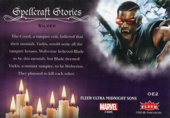 Blade Vs. Wolverine back card image