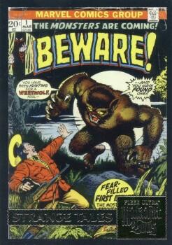 Beware (1973) #1 card thumbnail