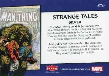 Man-Thing (1974) #1 back card image