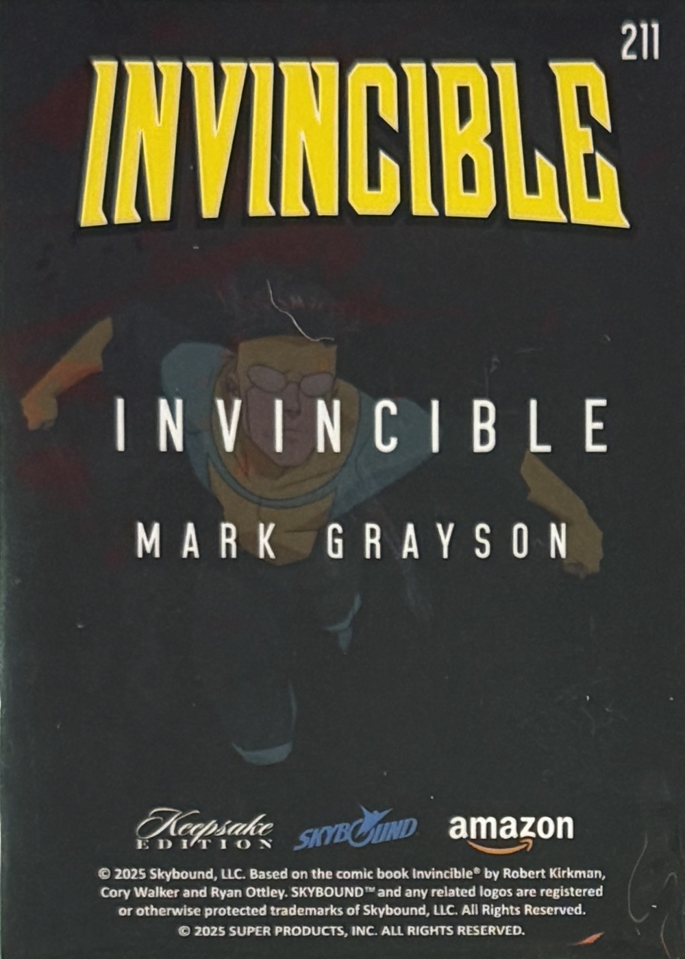 Invincible/Mark Grayson back card image