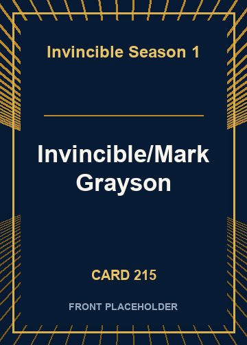 Invincible/Mark Grayson card thumbnail