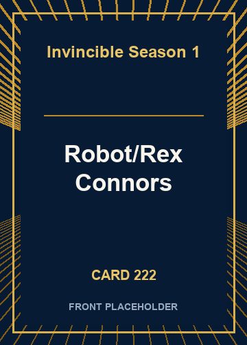 Robot/Rex Connors card thumbnail
