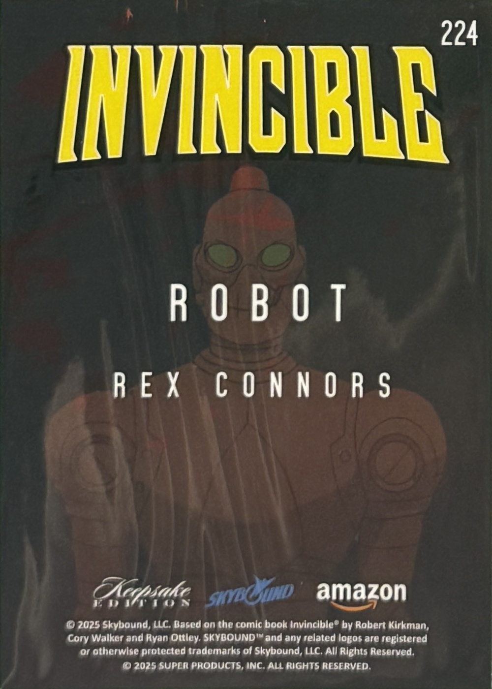 Robot/Rex Connors back card image