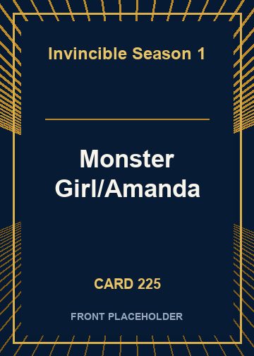 Monster Girl/Amanda card thumbnail
