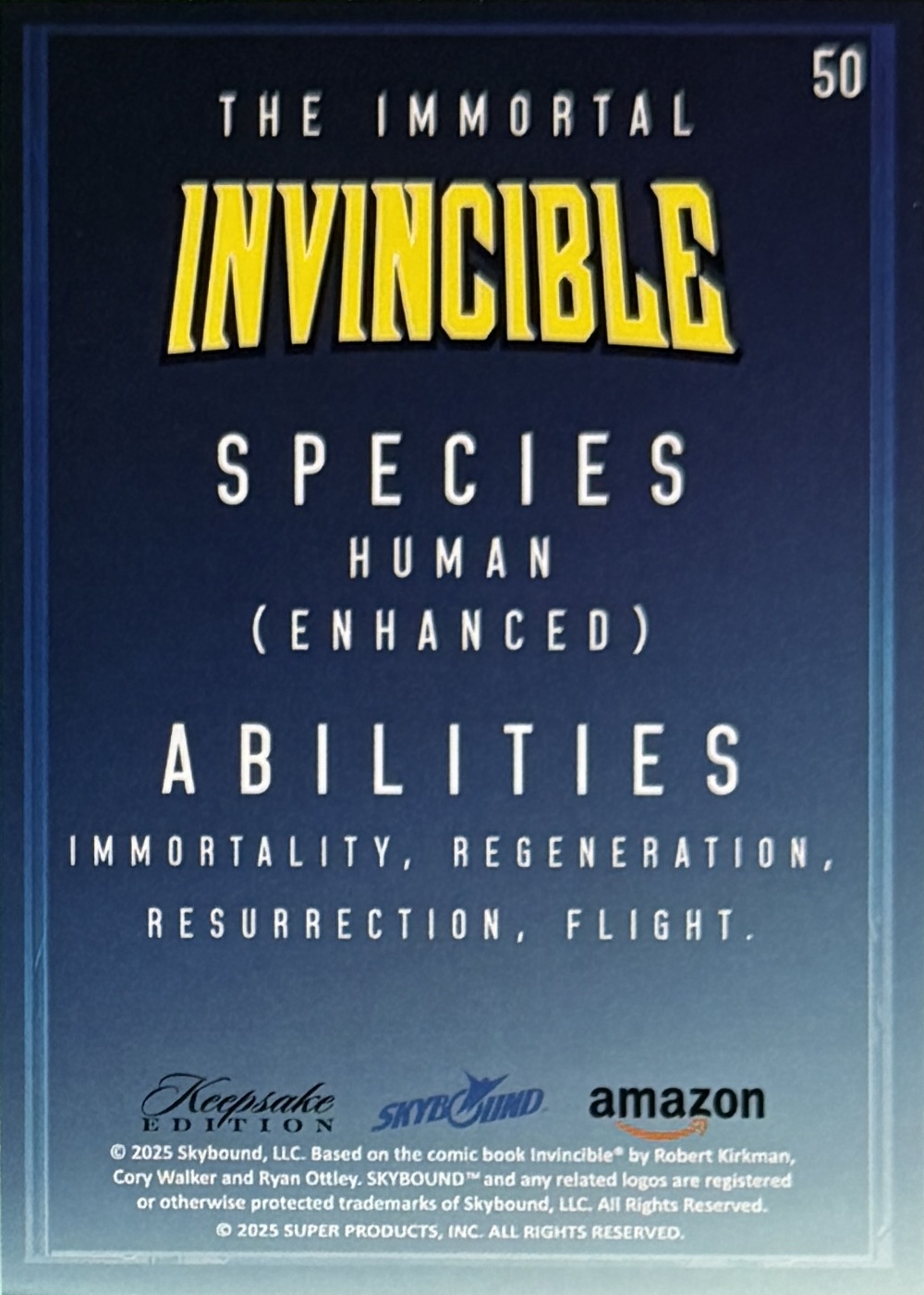 The Immortal back card image