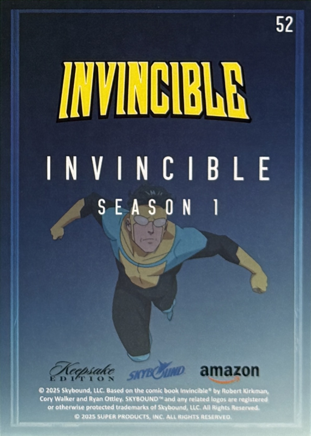 Invincible back card image