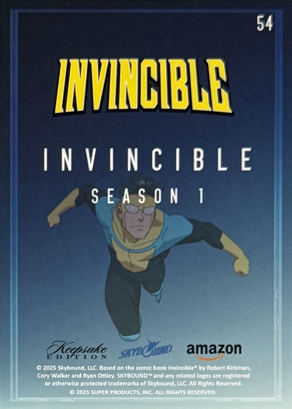 Invincible back card image