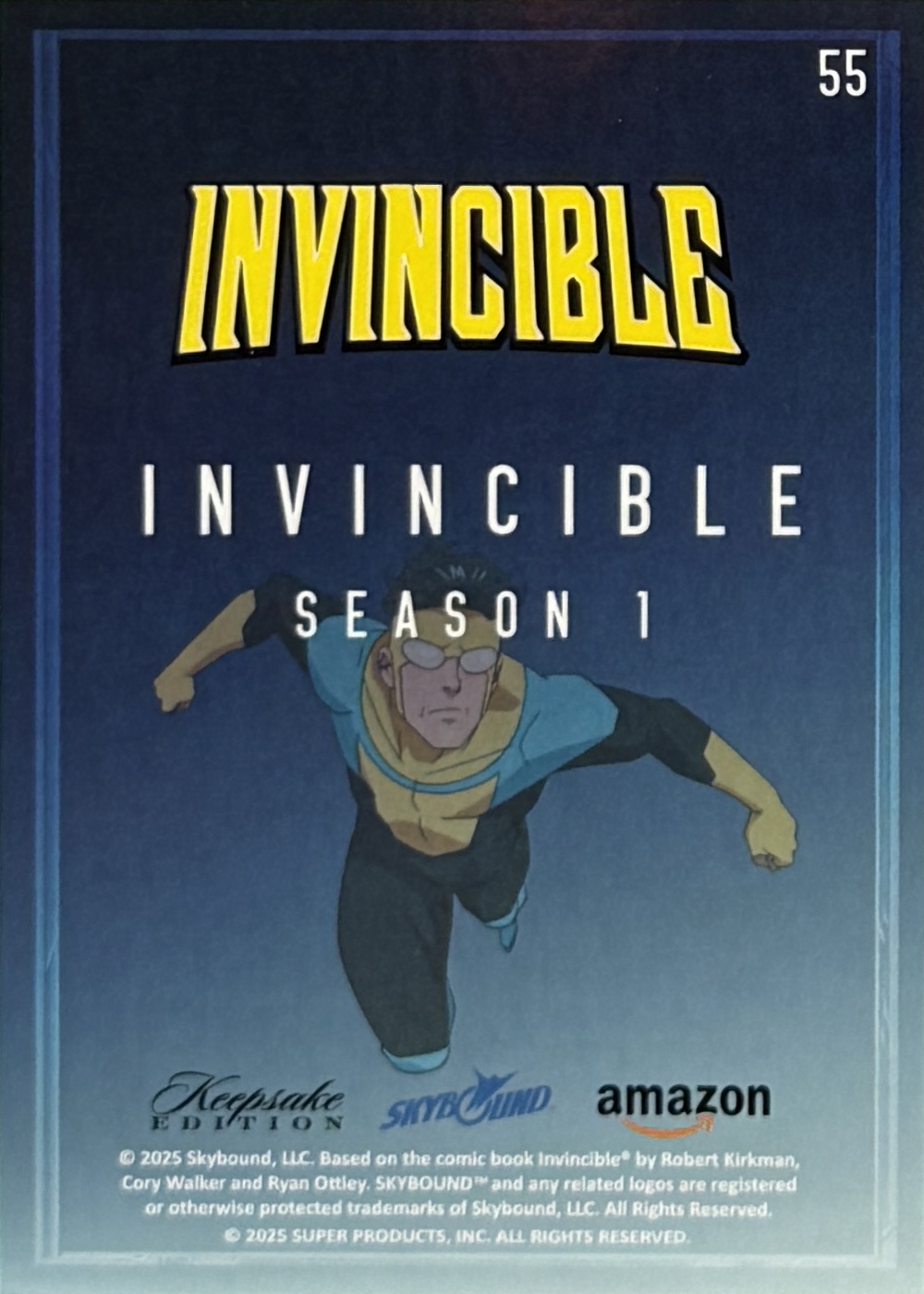 Invincible back card image