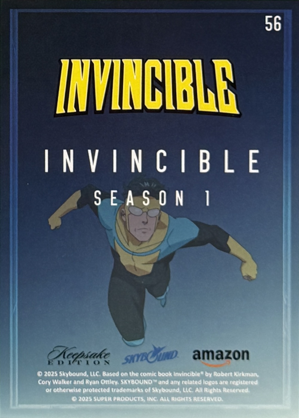 Invincible back card image