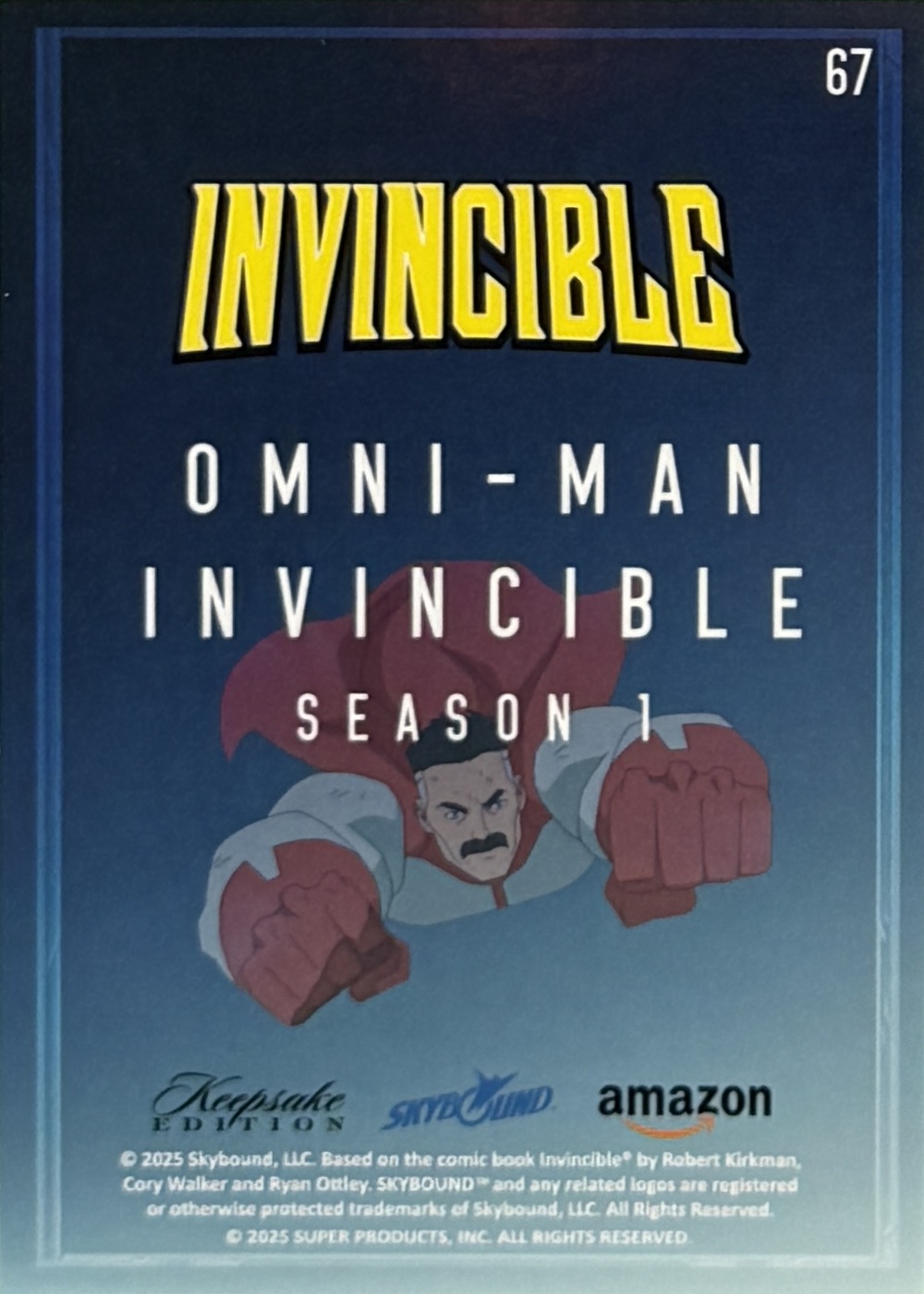 Omni-Man/Invincible back card image