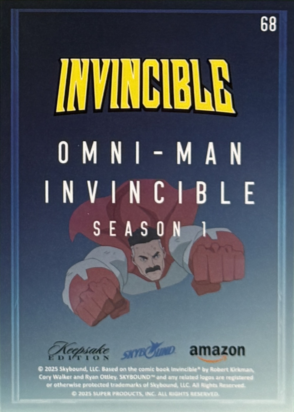 Omni-Man/Invincible back card image