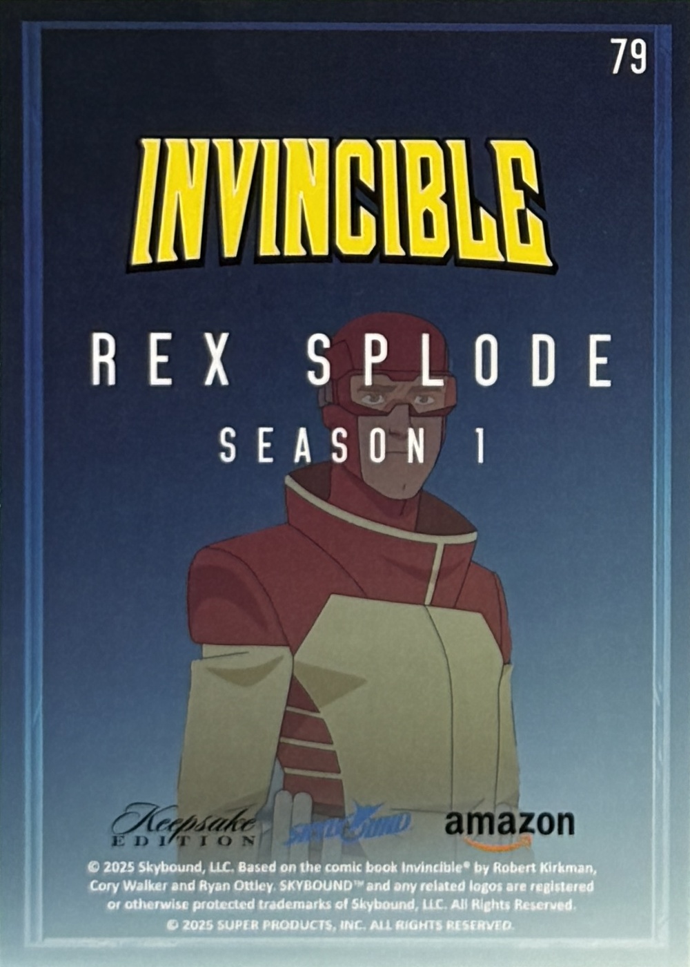 Rex Splode back card image