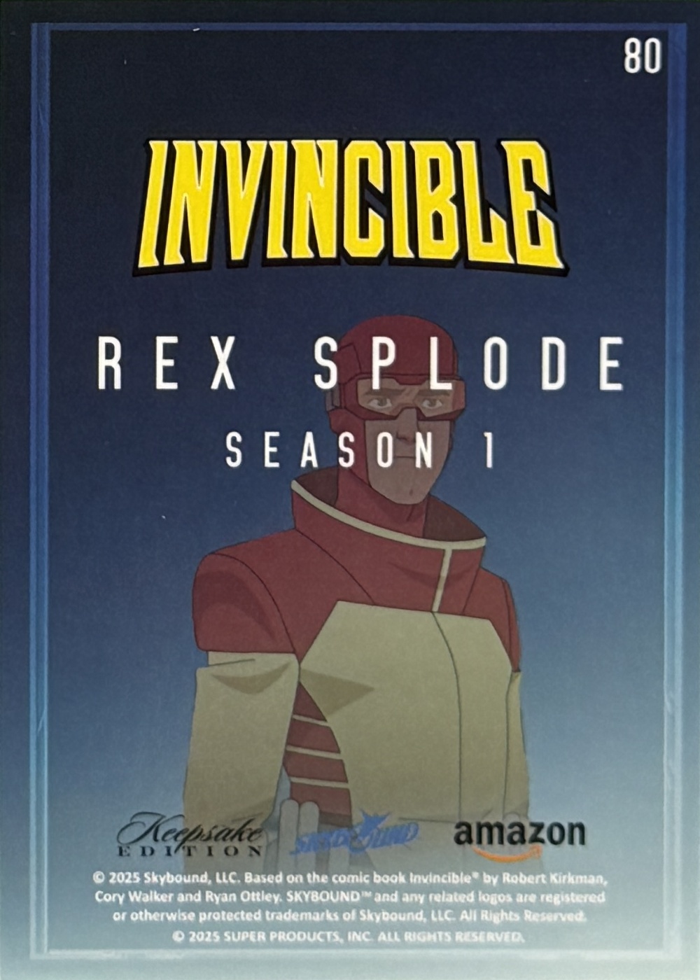 Rex Splode back card image